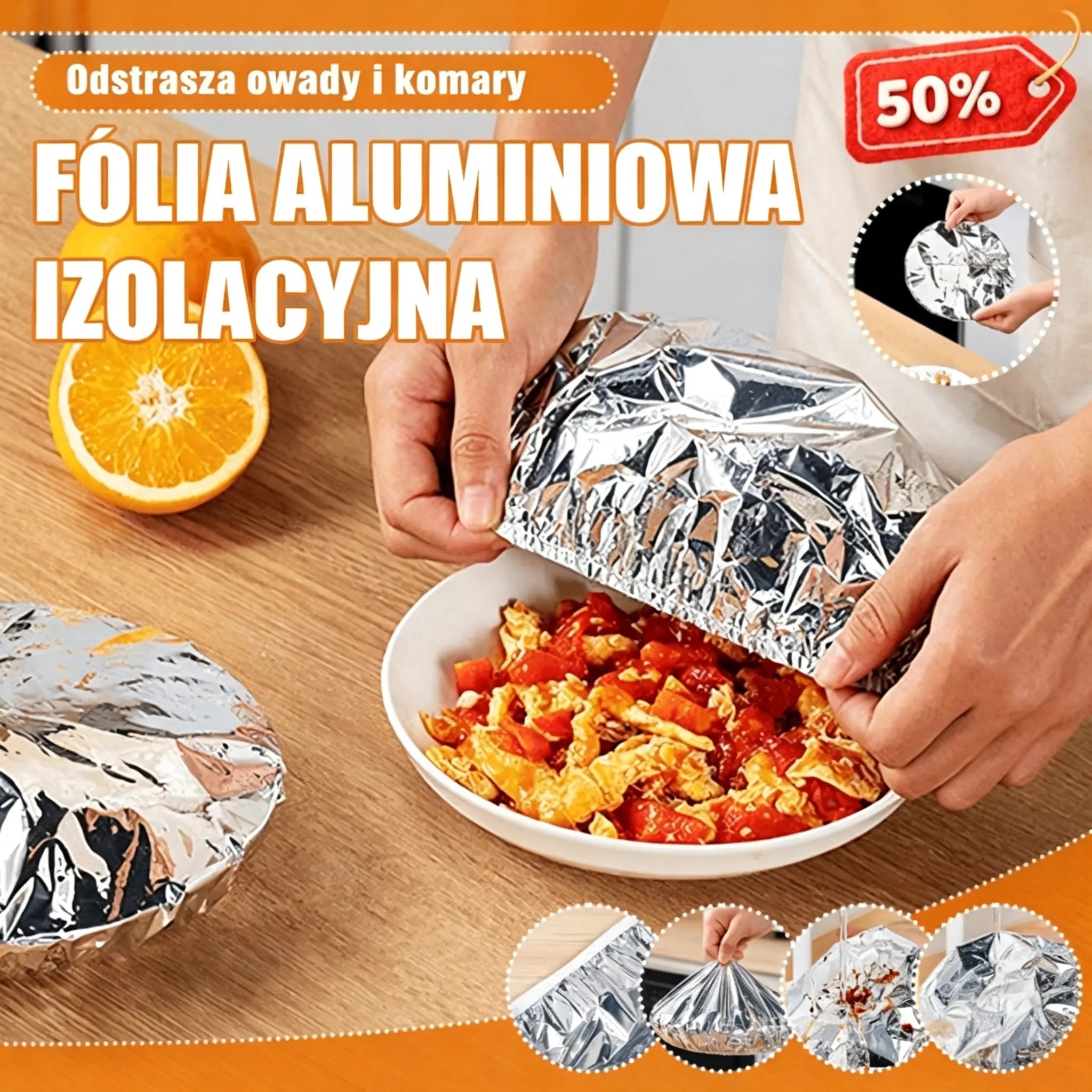 Rabat 50%! Aluminiowe pokrywki na żywność – świeżość bez folii i bałaganu