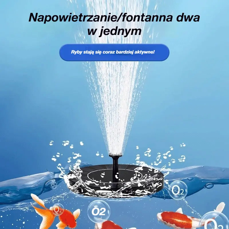 💥50% OFF- Fontanna słoneczna z pompą wodną