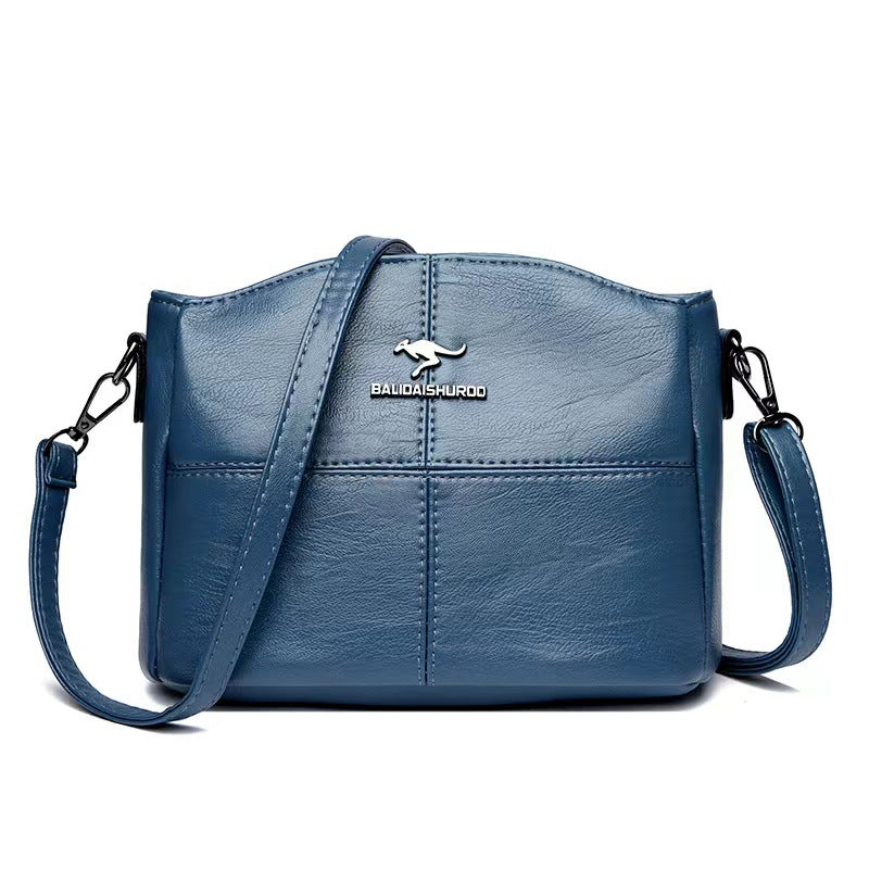 👜 Nowa torba na ramię z prawdziwej skóry, retro, ręcznie robiona, nowoczesna i uniwersalna.