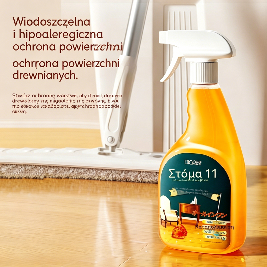 🔥✨Wysokowydajny spray do czyszczenia i wybielania drewna