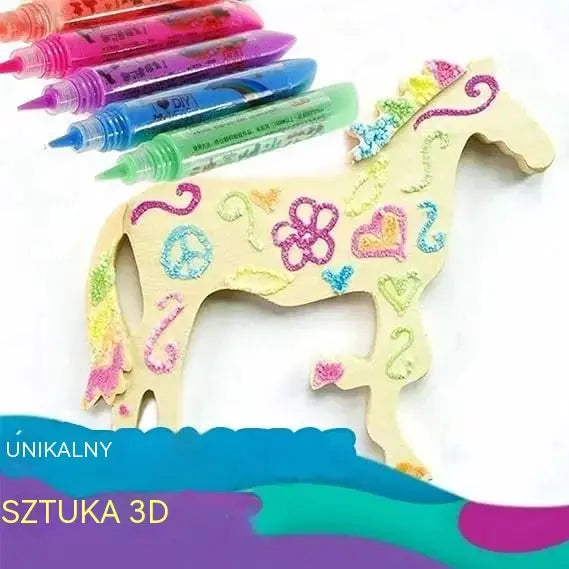 【Kup 1, drugi gratis】Długopis do druku 3D dla dzieci: Rysowanie wypukłych wzorów z efektem popcornu (DIY)