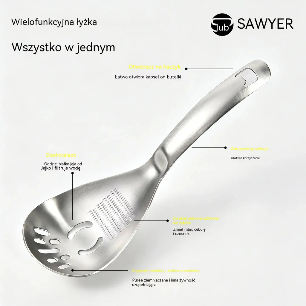 50% zniżki🥄 Wielofunkcyjna łyżka i sitko ze stali nierdzewnej 304