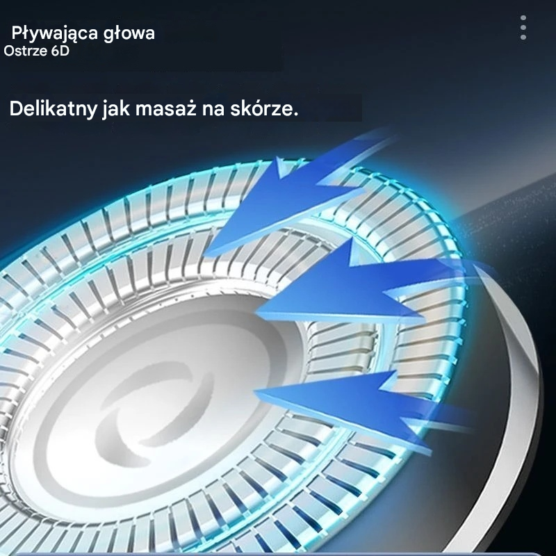 🔥 Tylko dziś -50%! Mini golarka elektryczna z wyświetlaczem LED i podwójnymi ostrzami