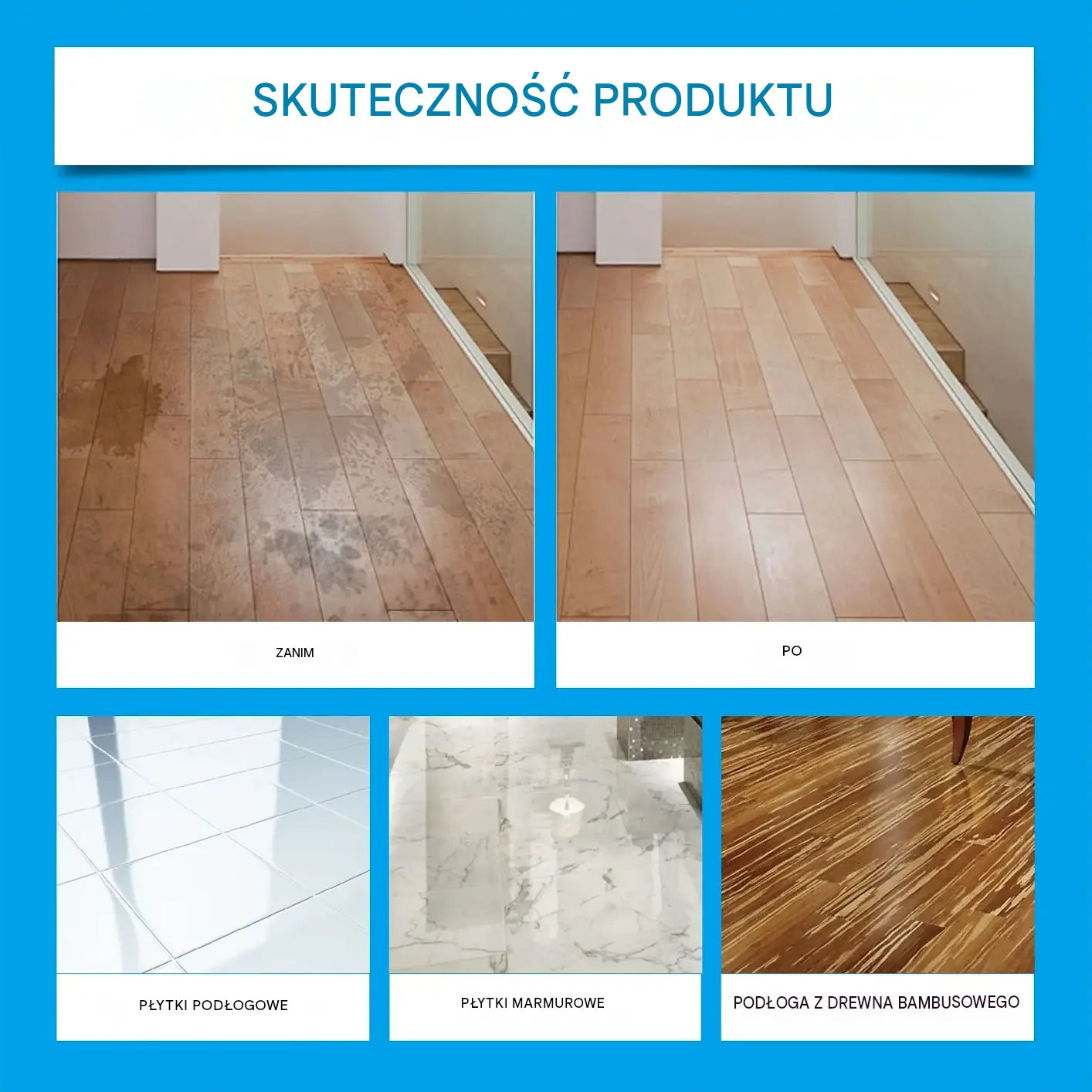 【24 tabletki】 Musujące tabletki do mycia podłóg – natychmiastowy blask bez wysiłku