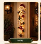 🎄🎃Ostatni dzień! 🎅Ciesz się 49% rabatem na podświetlane świąteczne dekoracje drzwi!
