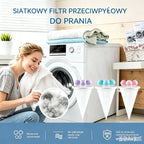 3 sztuki 89zł🎉 Pływające worki na pranie z siatki polarowej