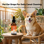 【Kup 1, a 1 dostaniesz gratis】🐶🐱Naturalne krople do uszu dla psów i kotów, zapobiegające swędzeniu i gromadzeniu się woskowiny usznej