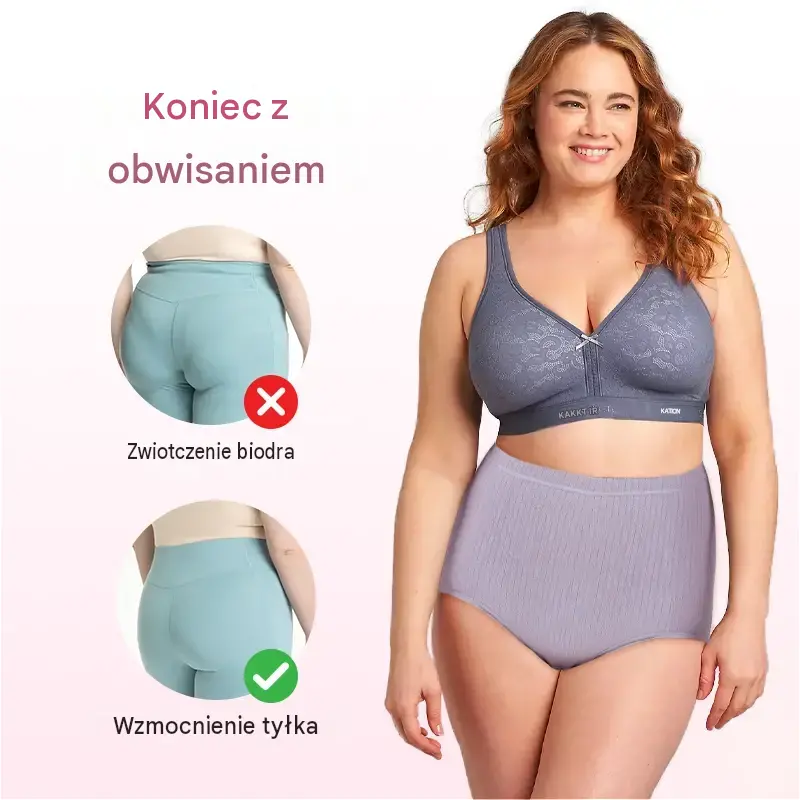【8 sztuk 99zł】🩲 Damska wodoodporna, antybakteryjna bielizna z wysokim stanem