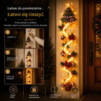 🎄🎃Ostatni dzień! 🎅Ciesz się 49% rabatem na podświetlane świąteczne dekoracje drzwi!