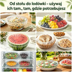 (300 sztuk) Tylko 109 złotych 🍽️ Bardzo duża, gruba, antybakteryjna plastikowa osłona spożywcza