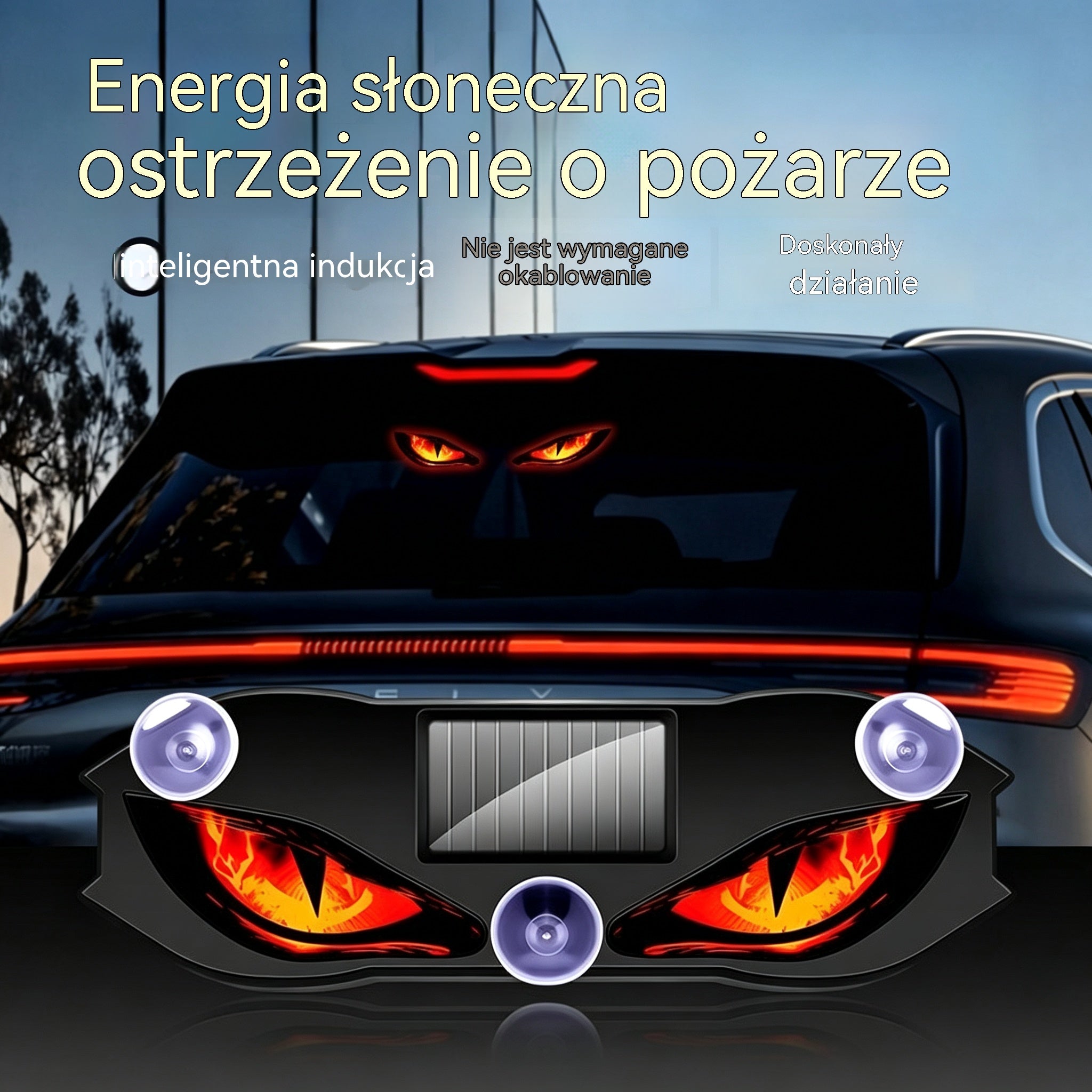【1+1 Gratis】Solarny LED samochodowy sygnalizator ostrzegawczy