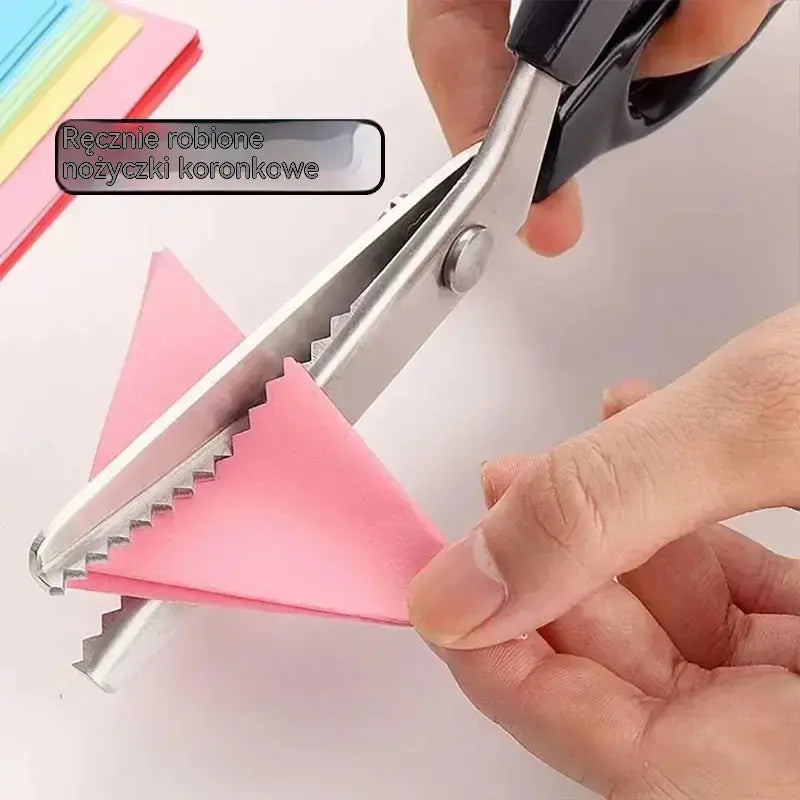 Kup 1, a 1 dostaniesz gratis✂️Nożyczki zygzakowate ze stali nierdzewnej