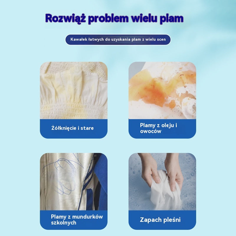【30 szt.】Uniwersalny środek czyszczący do ubrań, kuchni i pralki