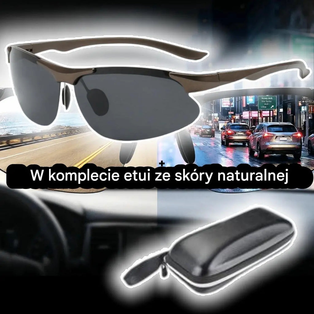 【2026 Gorąca sprzedaż】🕶️ Okulary polaryzacyjne fotochromowe do jazdy w dzień i w nocy
