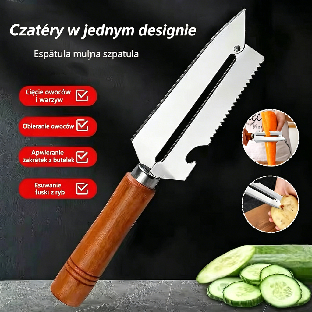 🥕 Kup 2, a 2 dostaniesz gratis! ✨ Wielofunkcyjna obieraczka kuchenna: Wykonana ze stali nierdzewnej z ergonomicznym uchwytem, idealna do obierania owoców, warzyw i mięsa 🔪