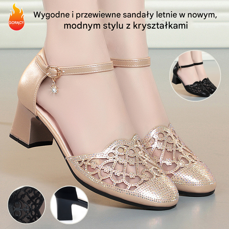 💞【35~40】2026 Nowe stylowe sandały na niskim obcasie