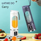 🍹 Bezprzewodowy mini blender przenośny do owoców smoothie i napojów