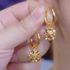 ✨【Kup 1, a 1 dostaniesz gratis】Eleganckie złote kolczyki z błyszczącymi diamentami