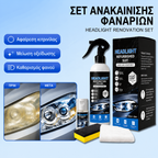 50% OFF-Zestaw do renowacji reflektorów samochodowych – produkty do czyszczenia, usuwania plam, nabłyszczania i pielęgnacji