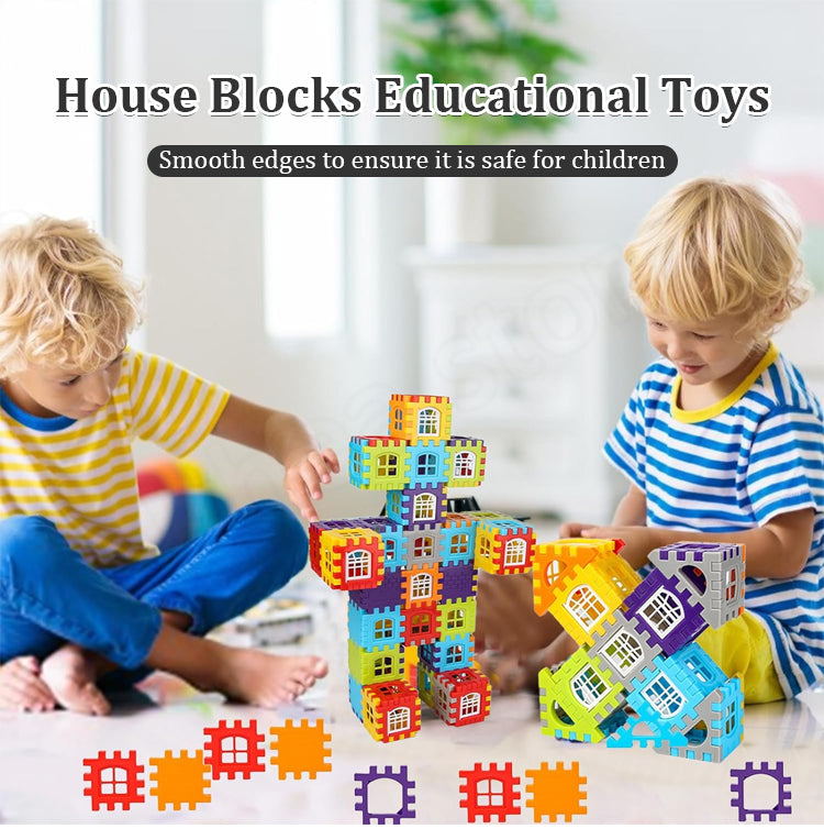 🎁【70 elementów】edukacyjne klocki konstrukcyjne