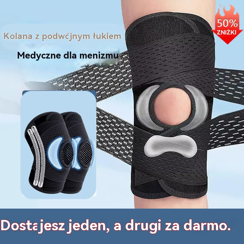 【Kup jeden, dostaniesz jeden za darmo】 🦵Dwustronna podszewka do kolan, odpowiednia do biegania, jeździe na rowerze, piłki nożnej oraz innych sportów