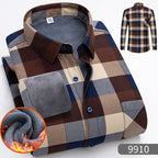 【50% zniżki】👔【L-5XL】Ciepła koszula biznesowa z długim rękawem