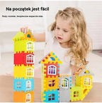 🎁【70 elementów】edukacyjne klocki konstrukcyjne