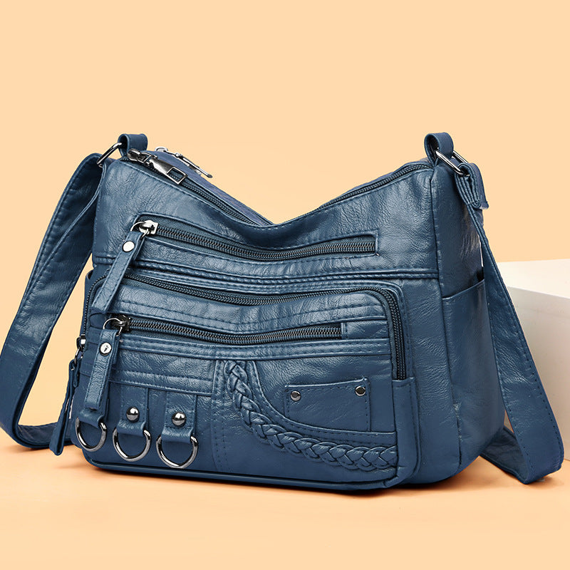 💥【50% zniżka na czas ograniczony】👜2026 nowa torba na ramię / crossbody z miękkiej skóry o dużej pojemności -