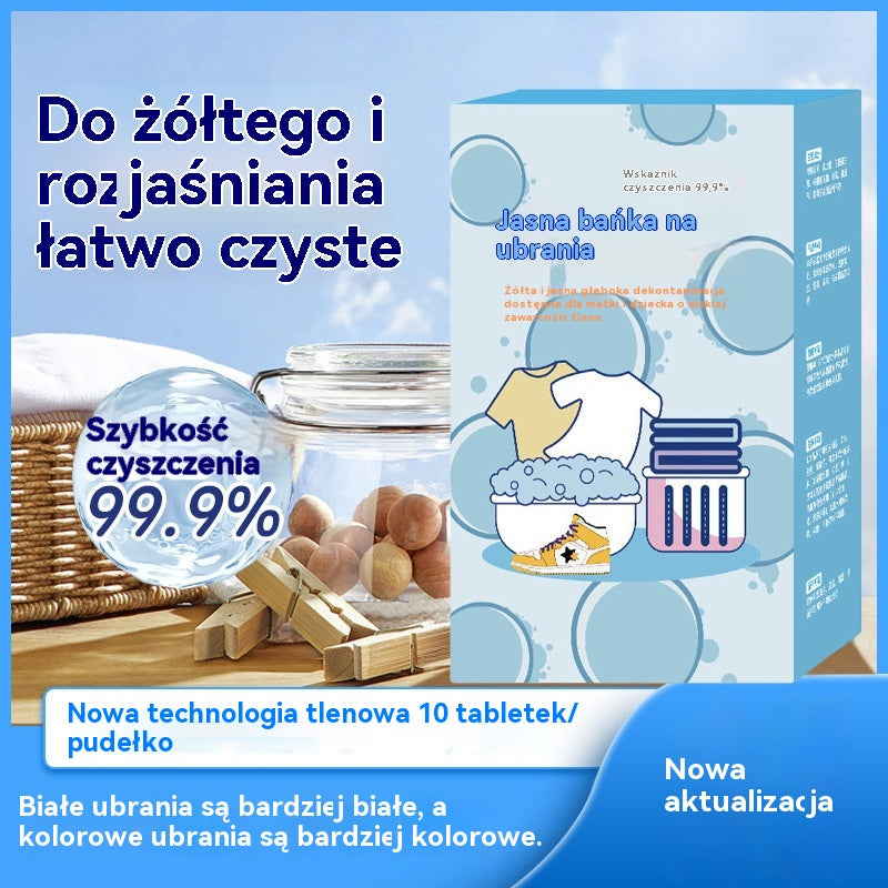 【30 szt.】Uniwersalny środek czyszczący do ubrań, kuchni i pralki