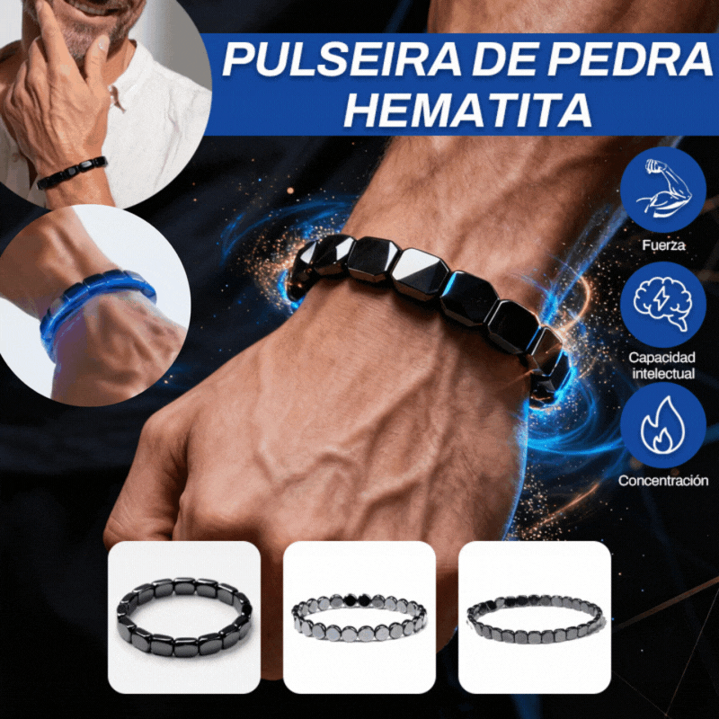 【Kup 1, a 1 dostaniesz gratis】Bransoletka z hematytu i kamienia onyksu｜Odzyskaj energię · Wzmocnij koncentrację · Wybór dżentelmena