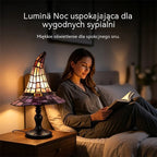 【Nowość na Halloween】Gotycka lampka nocna w kształcie kapelusza czarownicy, kreatywna lampka nocna z żywicy z efektem retro witrażu!