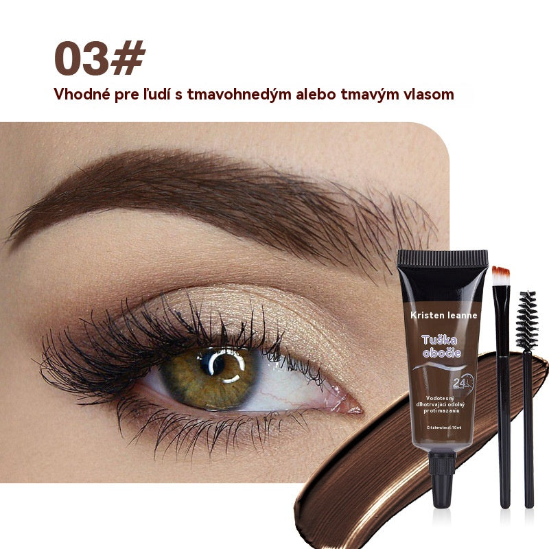 Ostatni dzień, kup 1, otrzymaj 1 gratis ⭐ Długotrwały, wodoodporny, nierozmazujący się żel/krem do brwi w płynie