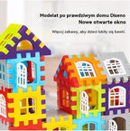 🎁【70 elementów】edukacyjne klocki konstrukcyjne