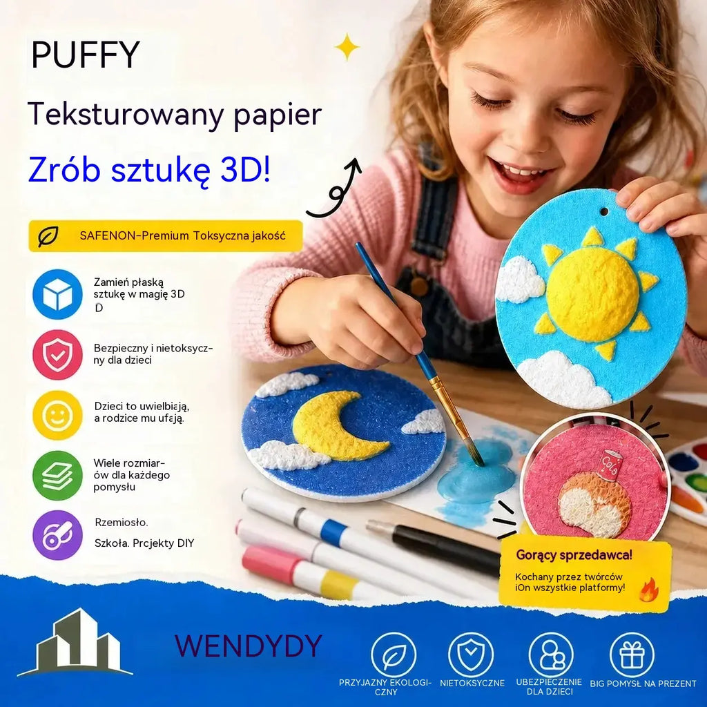 Specjalna oferta niespodzianka! 🔮Opanuj magię rysowania! 👩‍🎨Papier do rysowania z teksturą pianki