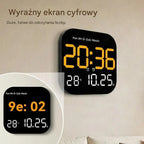🕰️ Cyfrowy zegar do domu i biura o podwójnym zastosowaniu: Delikatnie Cię obudzi, pożegnaj się z uciążliwymi alarmami!