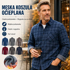 【50% zniżki】👔【L-5XL】Ciepła koszula biznesowa z długim rękawem