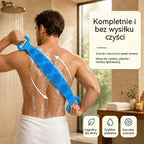 🛁 Kup 1, a 1 otrzymasz GRATIS – Dwustronna silikonowa rękawica kąpielowa – bardzo długa rękawica do peelingu ciała, która ułatwia dokładne mycie pleców