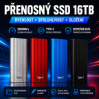 🏆16TB přenosný mini SSD disk typu C s vysokou kapacitou